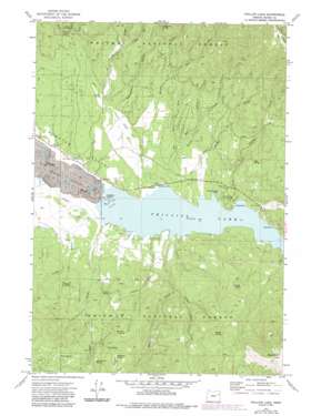 Phillips Lake topo map