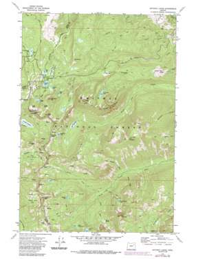 Anthony Lakes USGS topographic map 44118h2