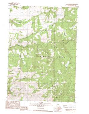 Graylock Butte topo map