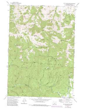 Mcclellan Mountain topo map