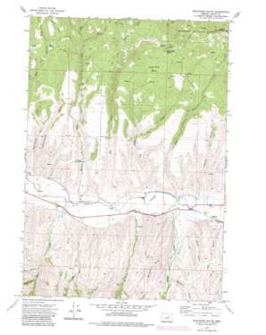 Wolfinger Butte topo map