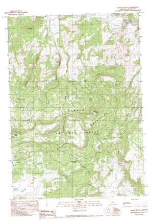 Drake Butte topo map