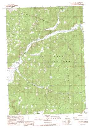 Cadle Butte USGS topographic map 44120c5