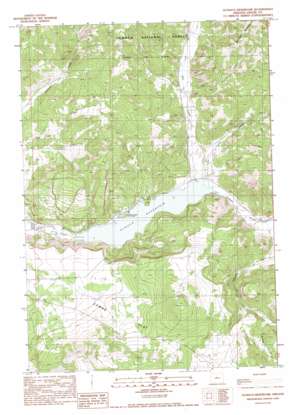 Ochoco Reservoir USGS topographic map 44120c6