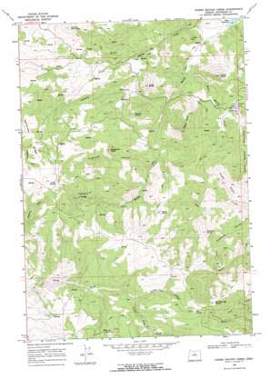 Horse Heaven Creek USGS topographic map 44120f5