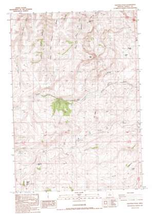 Clarno USGS topographic map 44120h5