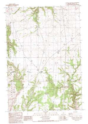 Shaniko Junction USGS topographic map 44120h8