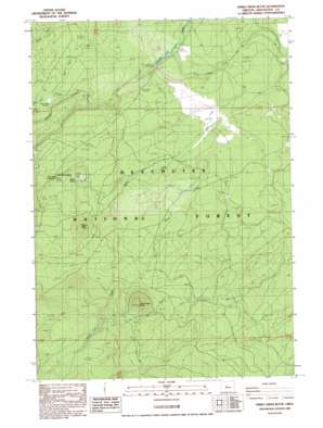 Three Creek Butte USGS topographic map 44121b5