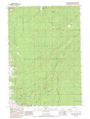 Trout Creek Butte topo map