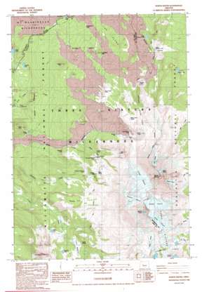 North Sister USGS topographic map 44121b7