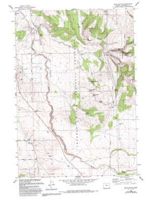Buck Butte topo map