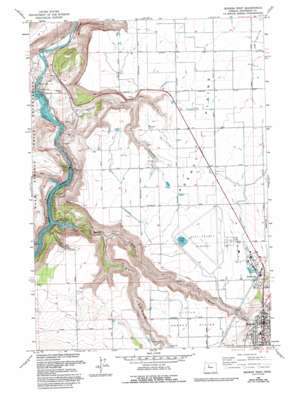 Madras West USGS topographic map 44121f2