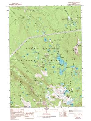 Olallie Butte USGS topographic map 44121g7