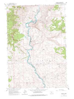 Shaniko Junction USGS topographic map 44121h1