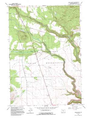 Hehe Butte USGS topographic map 44121h4