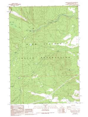 Sidwalter Buttes topo map