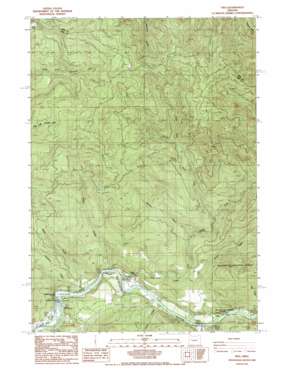 Vida USGS topographic map 44122b5