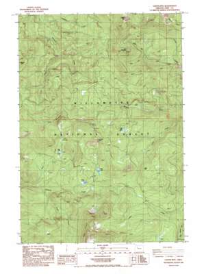 North Santiam River USGS topographic map 44122e1