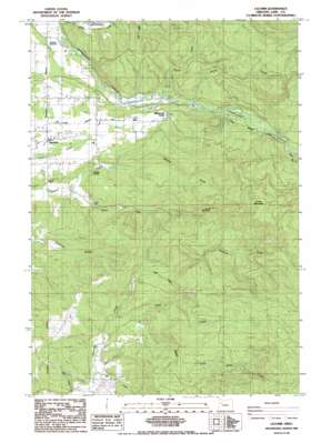 Lacomb USGS topographic map 44122e6