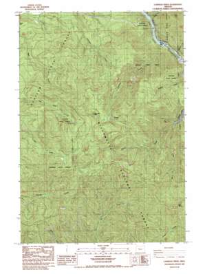 Lawhead Creek topo map