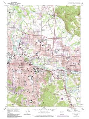 Eugene USGS topographic map 44123a1