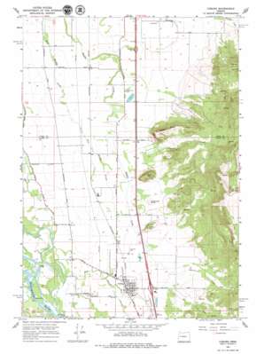 Coburg USGS topographic map 44123b1
