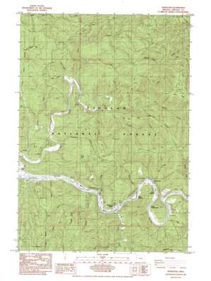 Tidewater USGS topographic map 44123d8