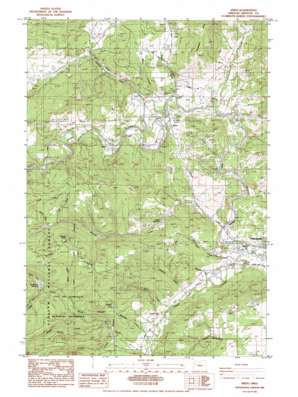 Wren USGS topographic map 44123e4
