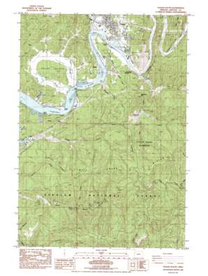 Toledo South USGS topographic map 44123e8