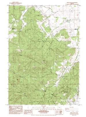 Airlie South topo map