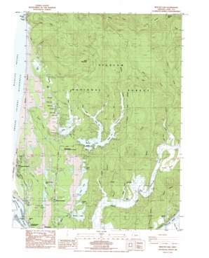 Waldport USGS topographic map 44124a1
