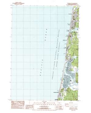 Lincoln City USGS topographic map 44124h1