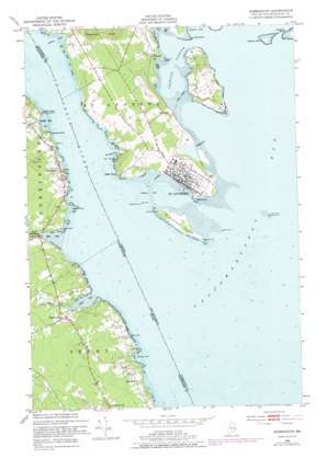 Robbinston USGS topographic map 45067a1