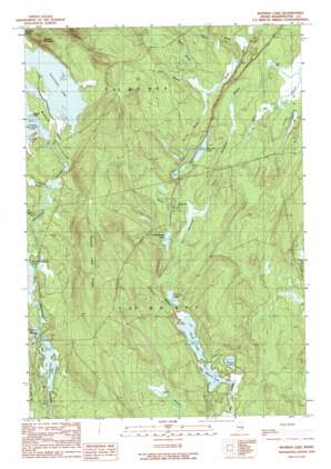 Monroe Lake USGS topographic map 45067a7
