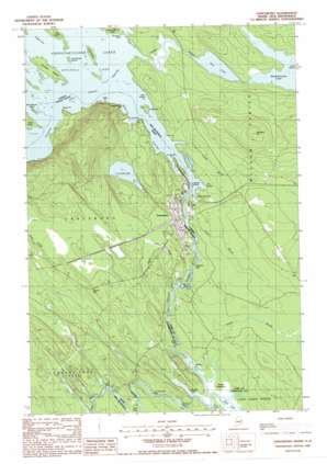 Vanceboro USGS topographic map 45067e4