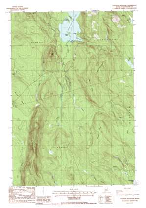 Stetson Mountain topo map