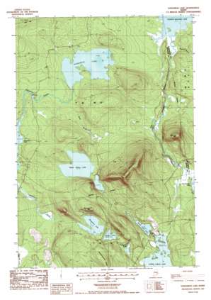 Gassabias Lake USGS topographic map 45068a1
