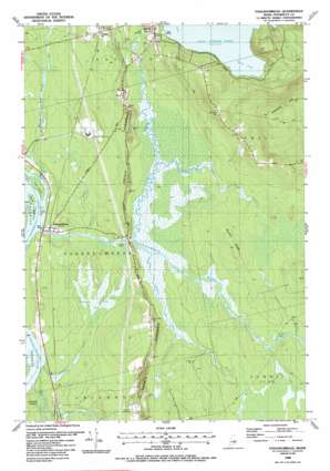 Passadumkeag USGS topographic map 45068b5
