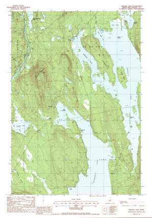 Seboeis Lake USGS topographic map 45068d8