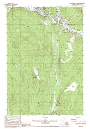 Medunkeunk Lake USGS topographic map 45068e5