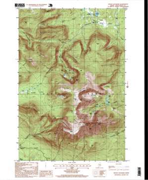 Mount Katahdin USGS topographic map 45068h8