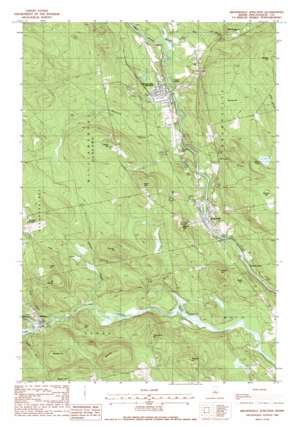 Brownville Junction topo map