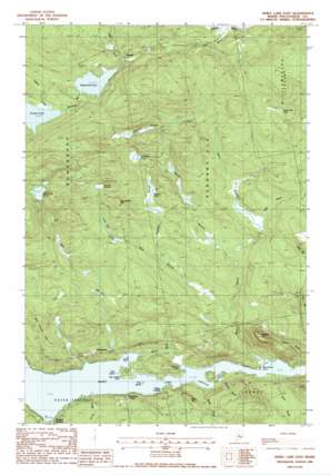 Sebec Lake East USGS topographic map 45069c2