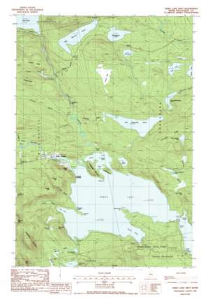 Sebec Lake West USGS topographic map 45069c3