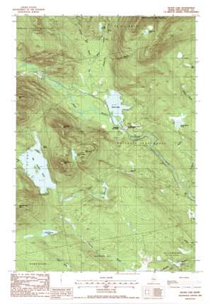 Sebec Lake East USGS topographic map 45069d2