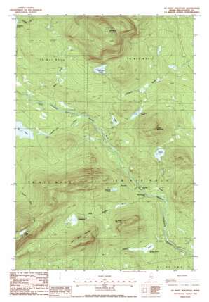 Moosehead Lake USGS topographic map 45069e1