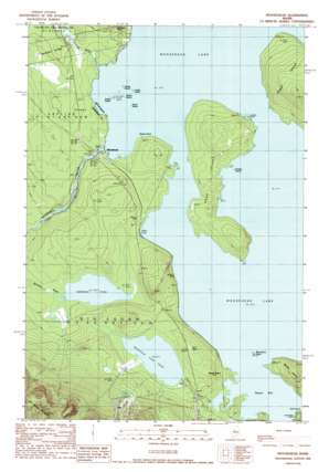 Moosehead USGS topographic map 45069e6