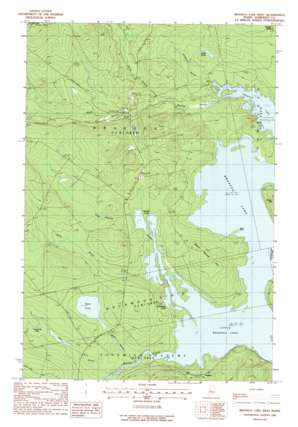 Brassua Lake West USGS topographic map 45069f8