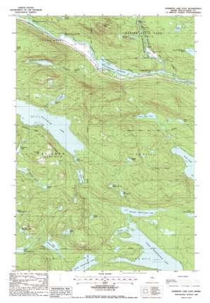 Rainbow Lake East USGS topographic map 45069g1