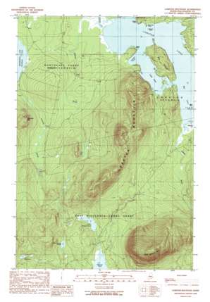 Big Spencer Mountain USGS topographic map 45069g5